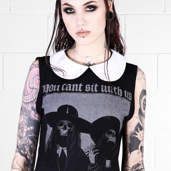 Disturbia Tops - DISTURBIA Can't Sit With Us graphic top